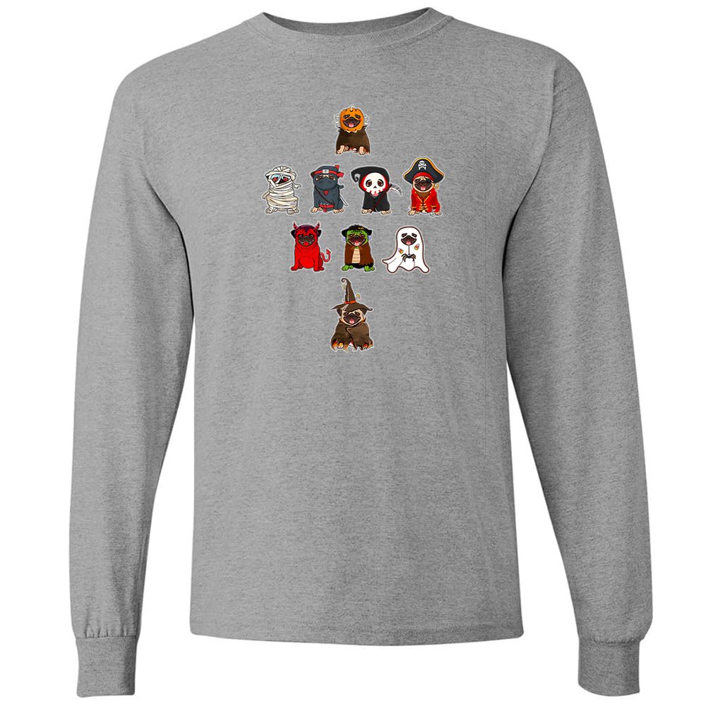 Long Sleeve T-Shirt - CEKJCESK - Graphite Heather - 6