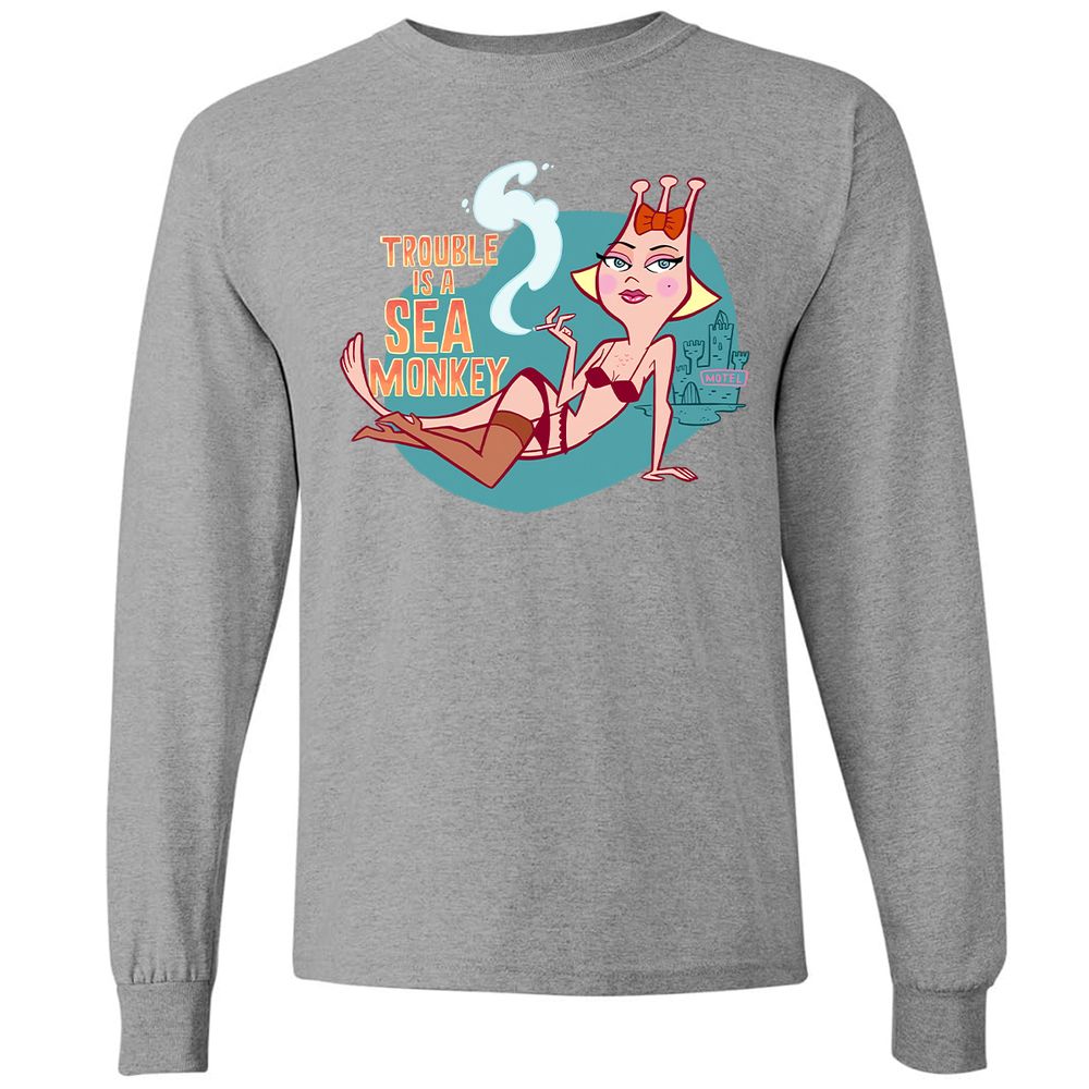 Long Sleeve T-Shirt - FBPC91QM - Graphite Heather - 6