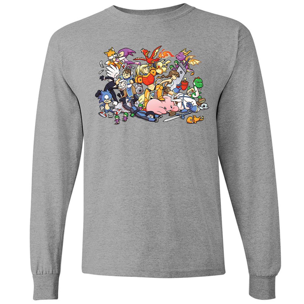 Long Sleeve T-Shirt - 3LBWRNG9 - Graphite Heather - 6