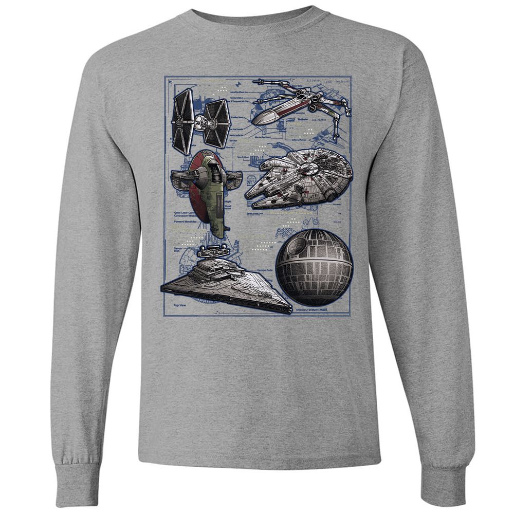 Long Sleeve T-Shirt - C9HYLYR7 - Graphite Heather - 6