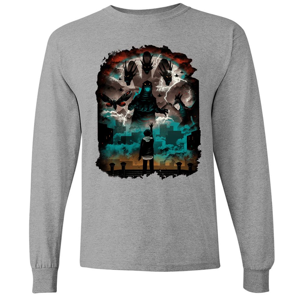 Long Sleeve T-Shirt - CG2QWG75 - Graphite Heather - 6