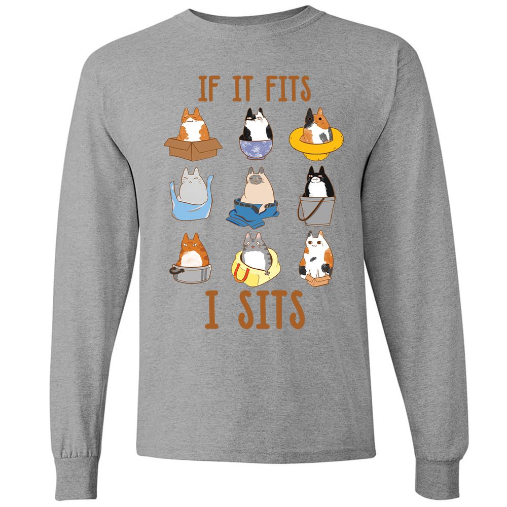 Long Sleeve T-Shirt - 3NYHD1FC - Graphite Heather - 6