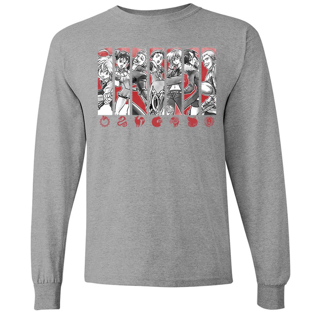 Long Sleeve T-Shirt - P81RMQZZ - Graphite Heather - 6