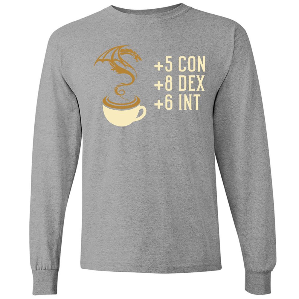 Long Sleeve T-Shirt - 9FYJ9QC6 - Graphite Heather - 6