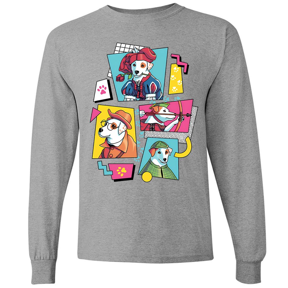 Long Sleeve T-Shirt - KXQET2MF - Graphite Heather - 6