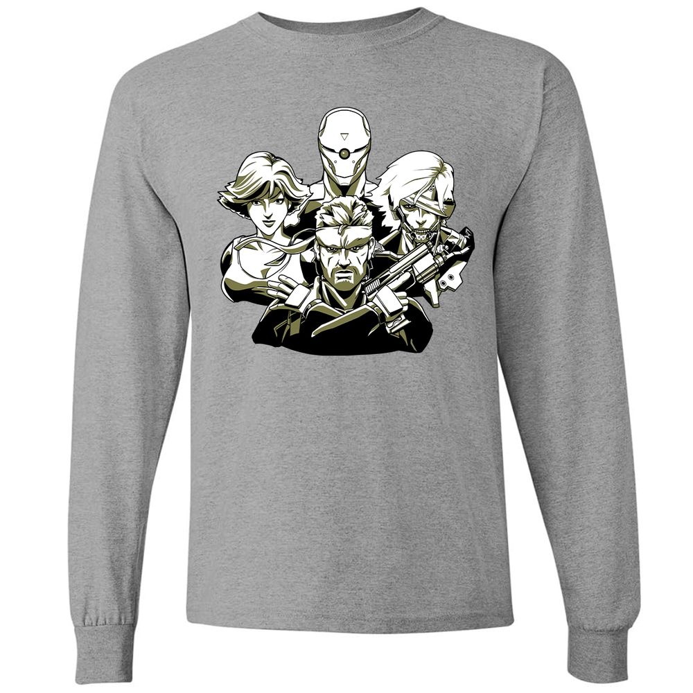 Long Sleeve T-Shirt - GJ8EC445 - Graphite Heather - 6