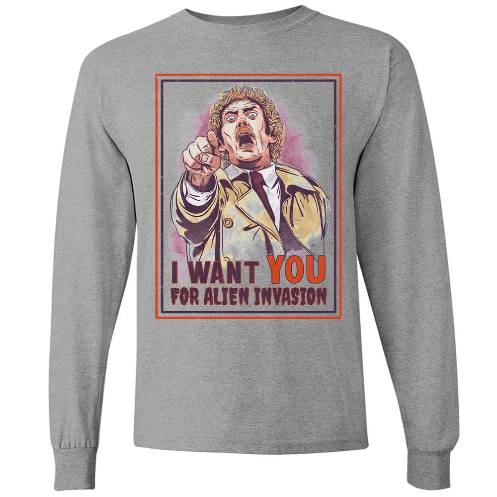 Long Sleeve T-Shirt - 4XFCPS8T - Graphite Heather - 6