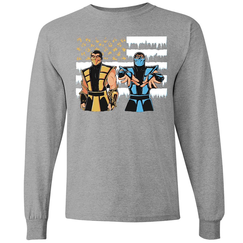 Long Sleeve T-Shirt - VQY32WPH - Graphite Heather - 6