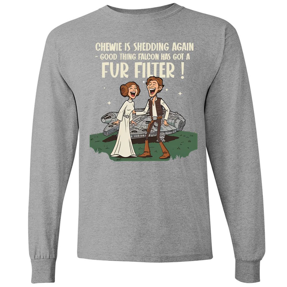 Long Sleeve T-Shirt - SHZEEP74 - Graphite Heather - 6