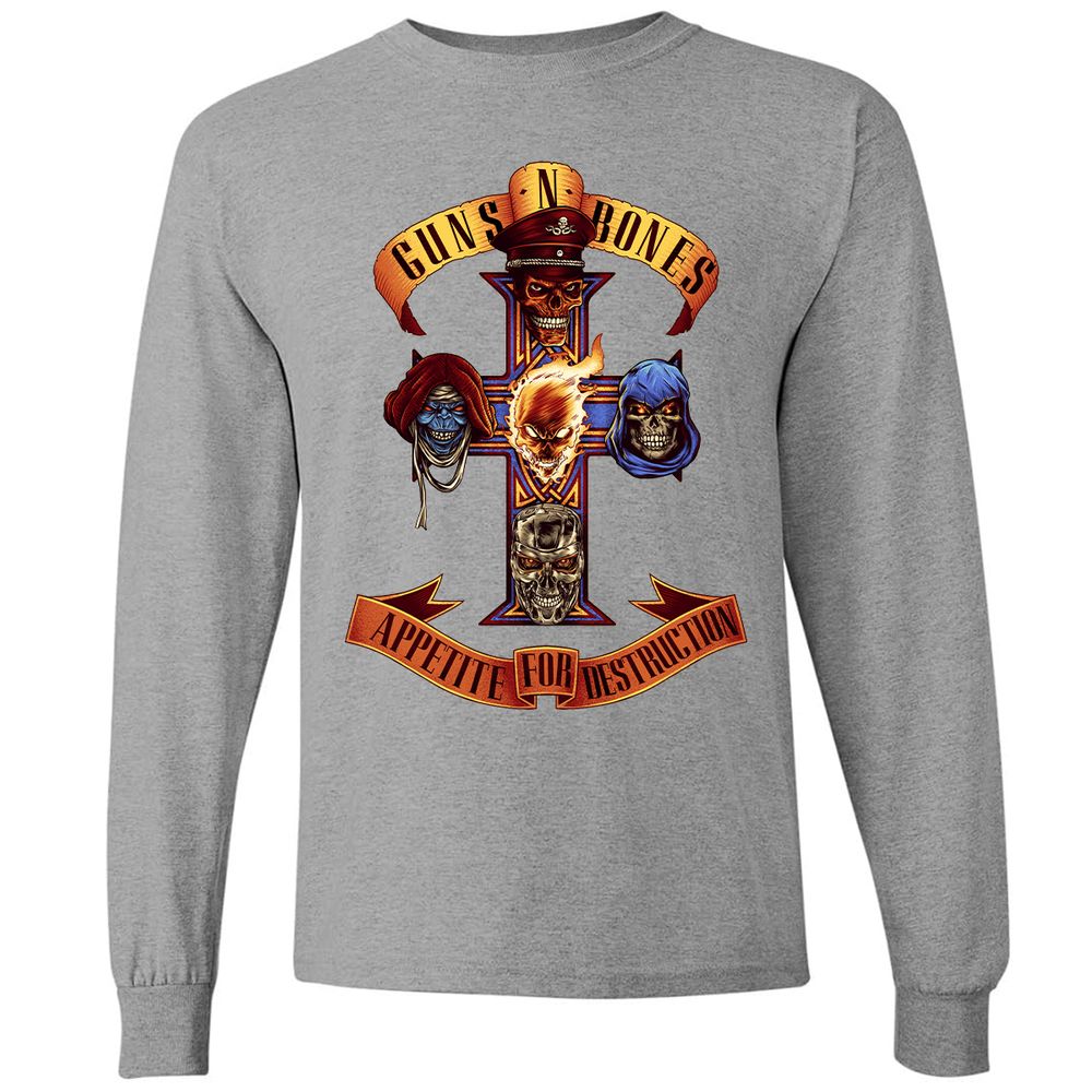 Long Sleeve T-Shirt - ZNNFA47D - Graphite Heather - 6