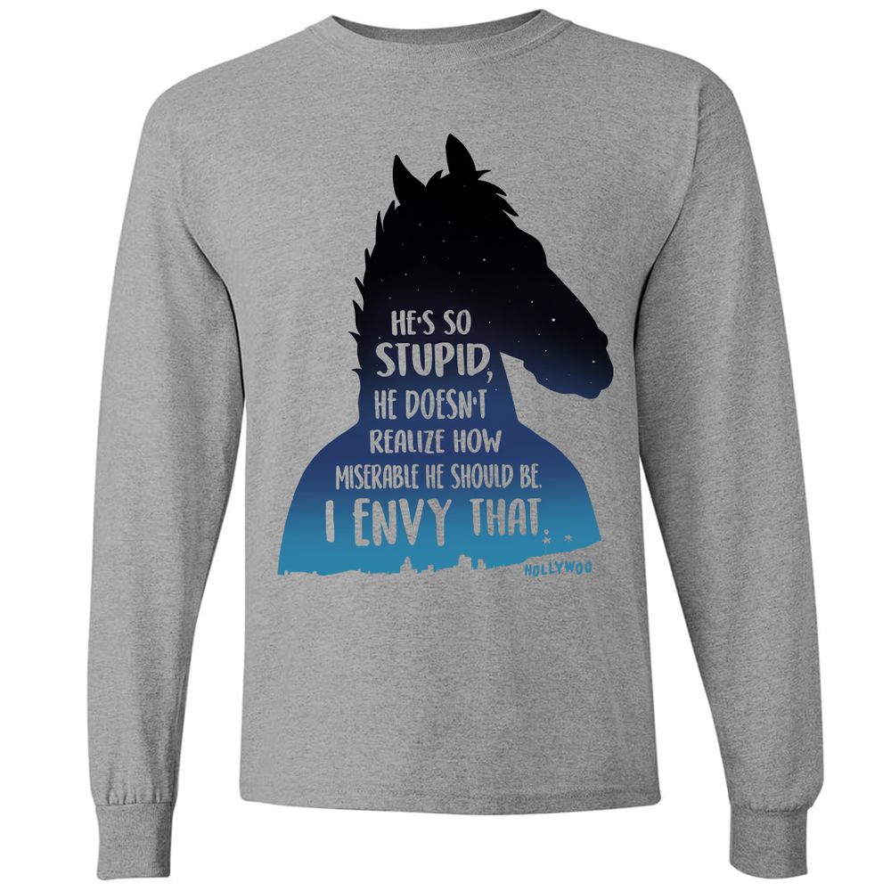 Long Sleeve T-Shirt - GNLTLT7Z - Graphite Heather - 6