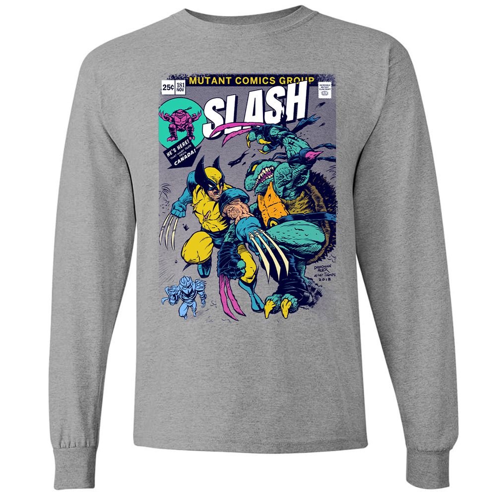 Long Sleeve T-Shirt - 43VRKSCS - Graphite Heather - 6