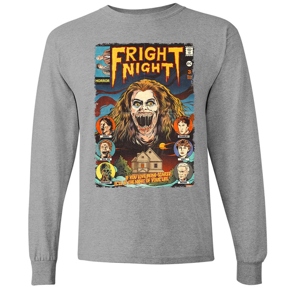 Long Sleeve T-Shirt - CQ8ZQN6T - Graphite Heather - 6