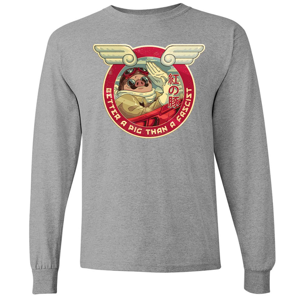 Long Sleeve T-Shirt - 6ZATJDEW - Graphite Heather - 6