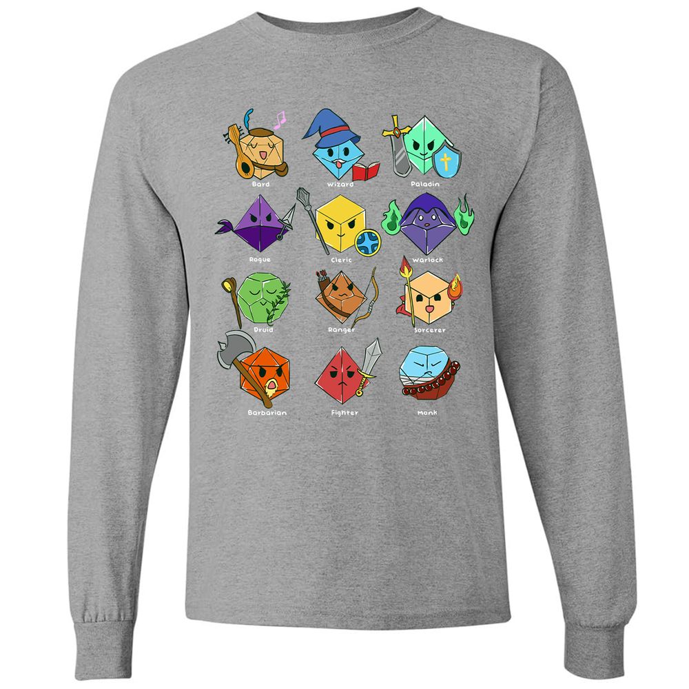 Long Sleeve T-Shirt - ZQCUUPHL - Graphite Heather - 6