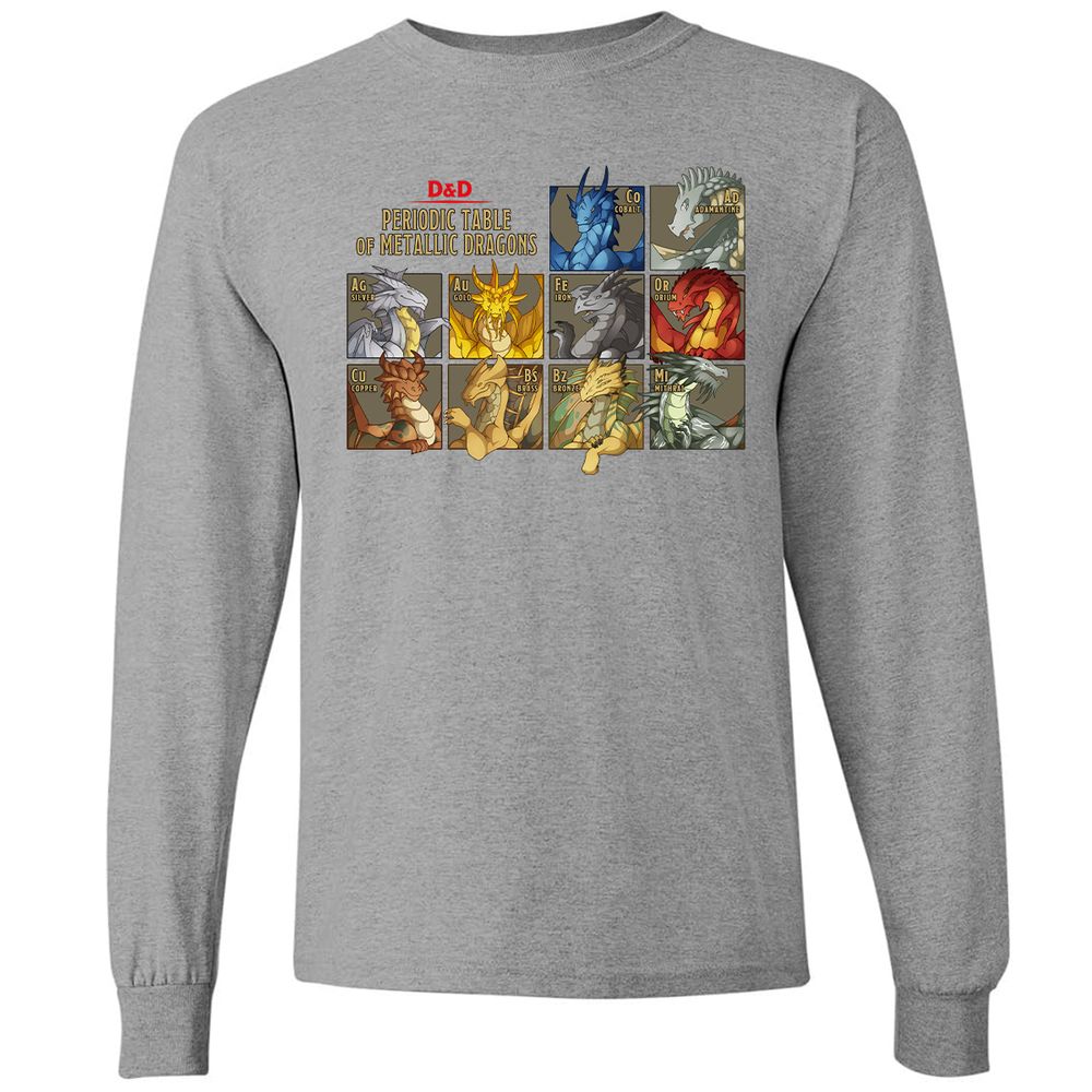 Long Sleeve T-Shirt - CJD79F3Z - Graphite Heather - 6