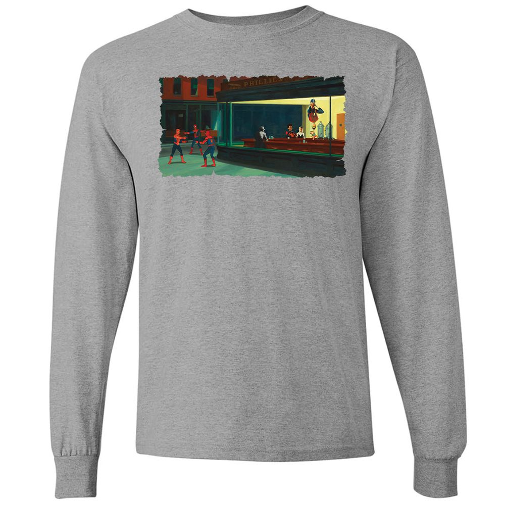 Long Sleeve T-Shirt - K7EKEPWV - Graphite Heather - 6