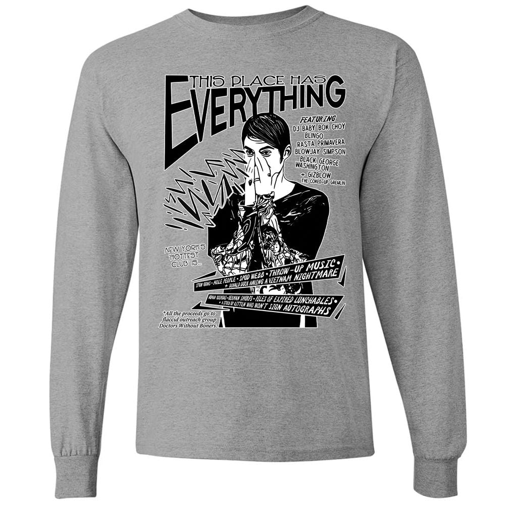 Long Sleeve T-Shirt - Y34Q338G - Graphite Heather - 6
