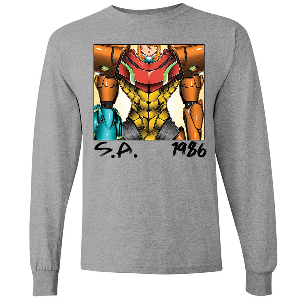 Long Sleeve T-Shirt - 2LUE3P7W - Graphite Heather - 6