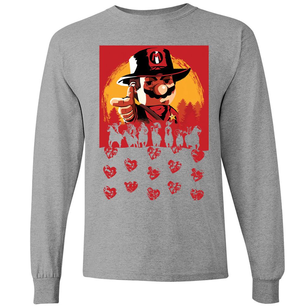 Long Sleeve T-Shirt - GF49FUM4 - Graphite Heather - 6