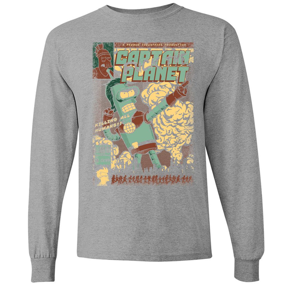 Long Sleeve T-Shirt - NR8S8615 - Graphite Heather - 6