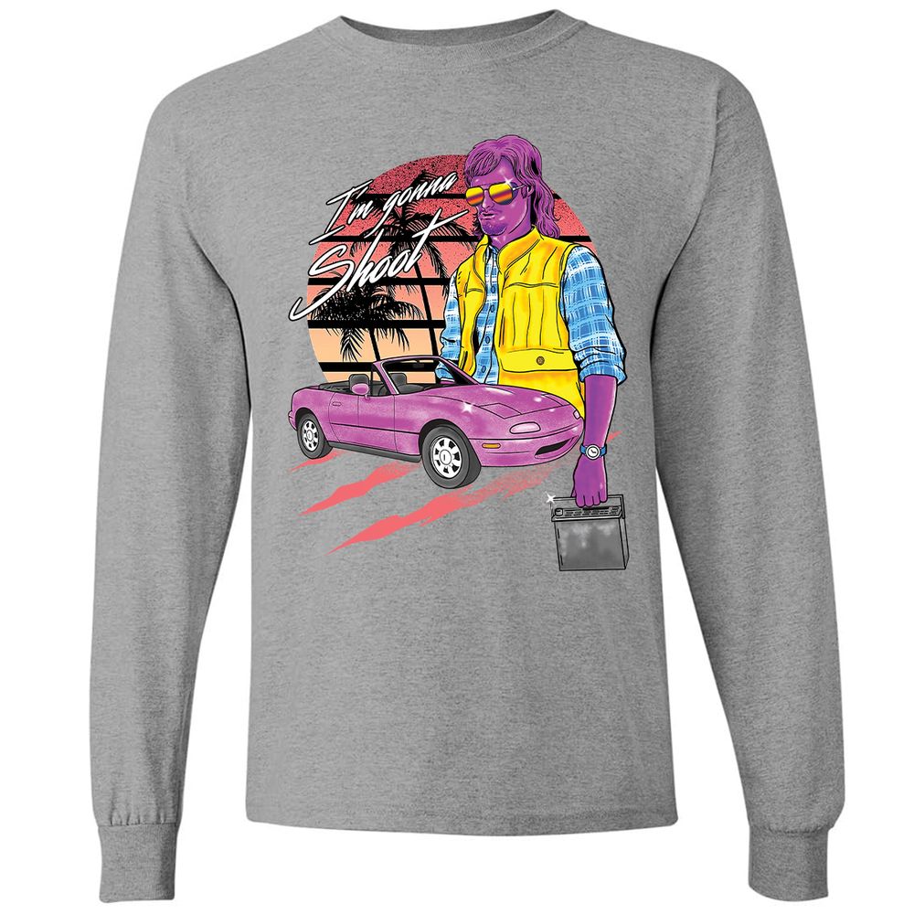 Long Sleeve T-Shirt - KZT8G1B5 - Graphite Heather - 6