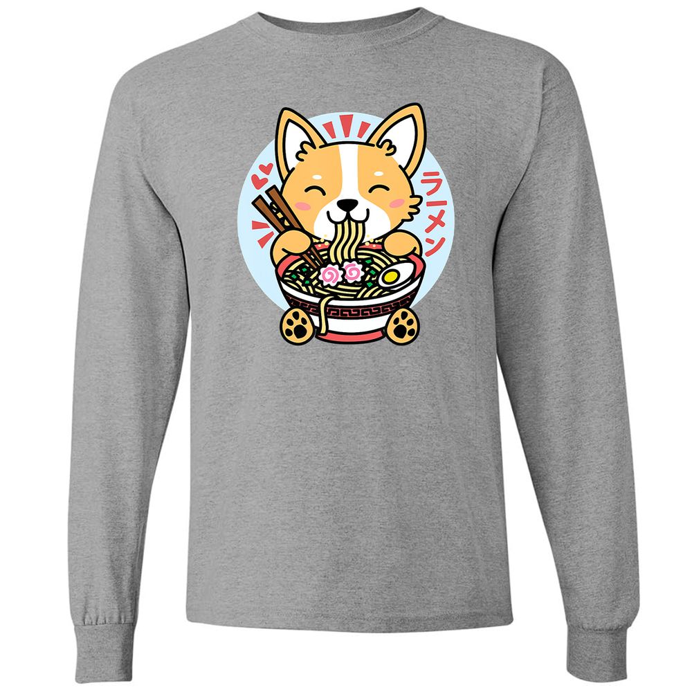 Long Sleeve T-Shirt - 3T7GFJZ7 - Graphite Heather - 6