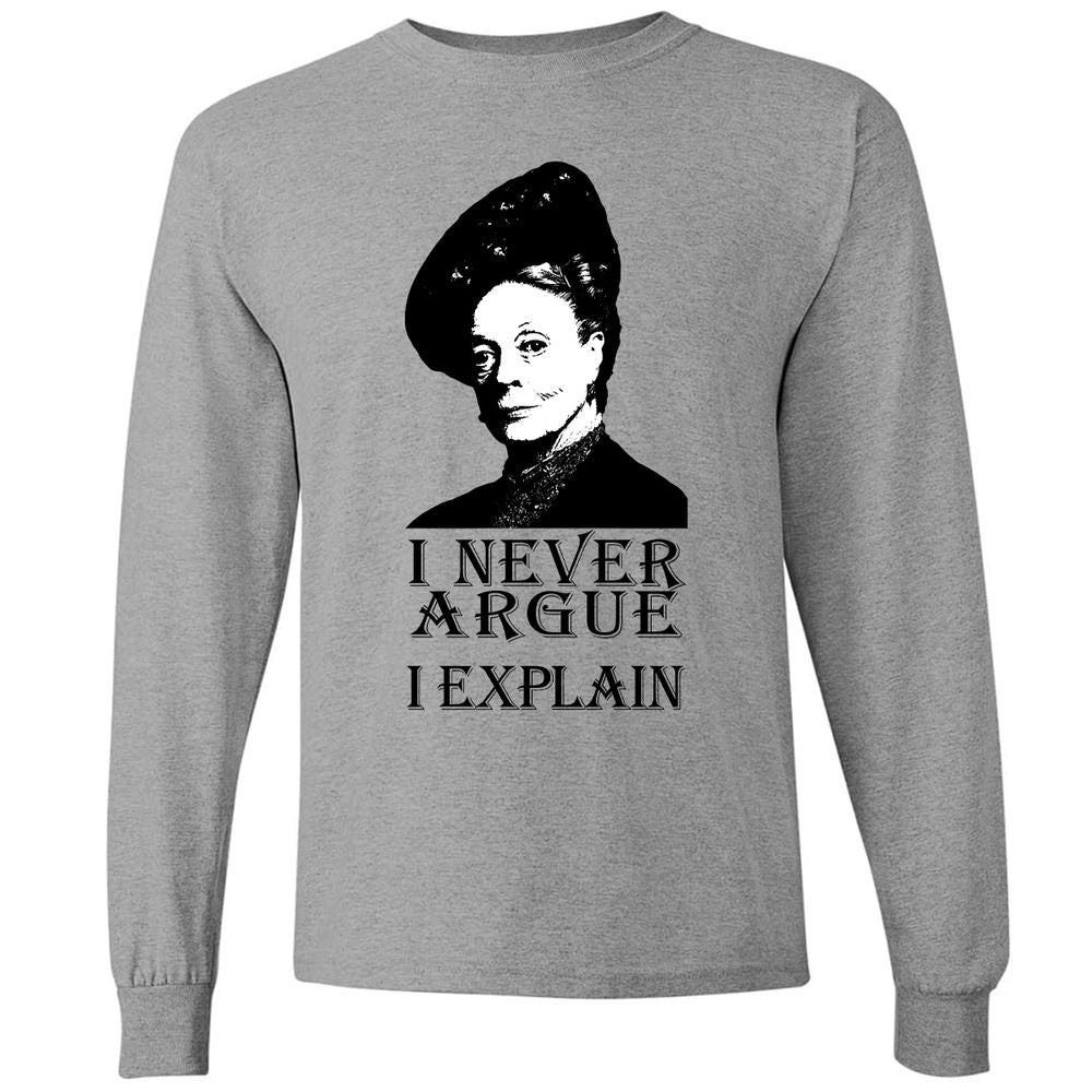 I never argue - Graphite Heather - 6