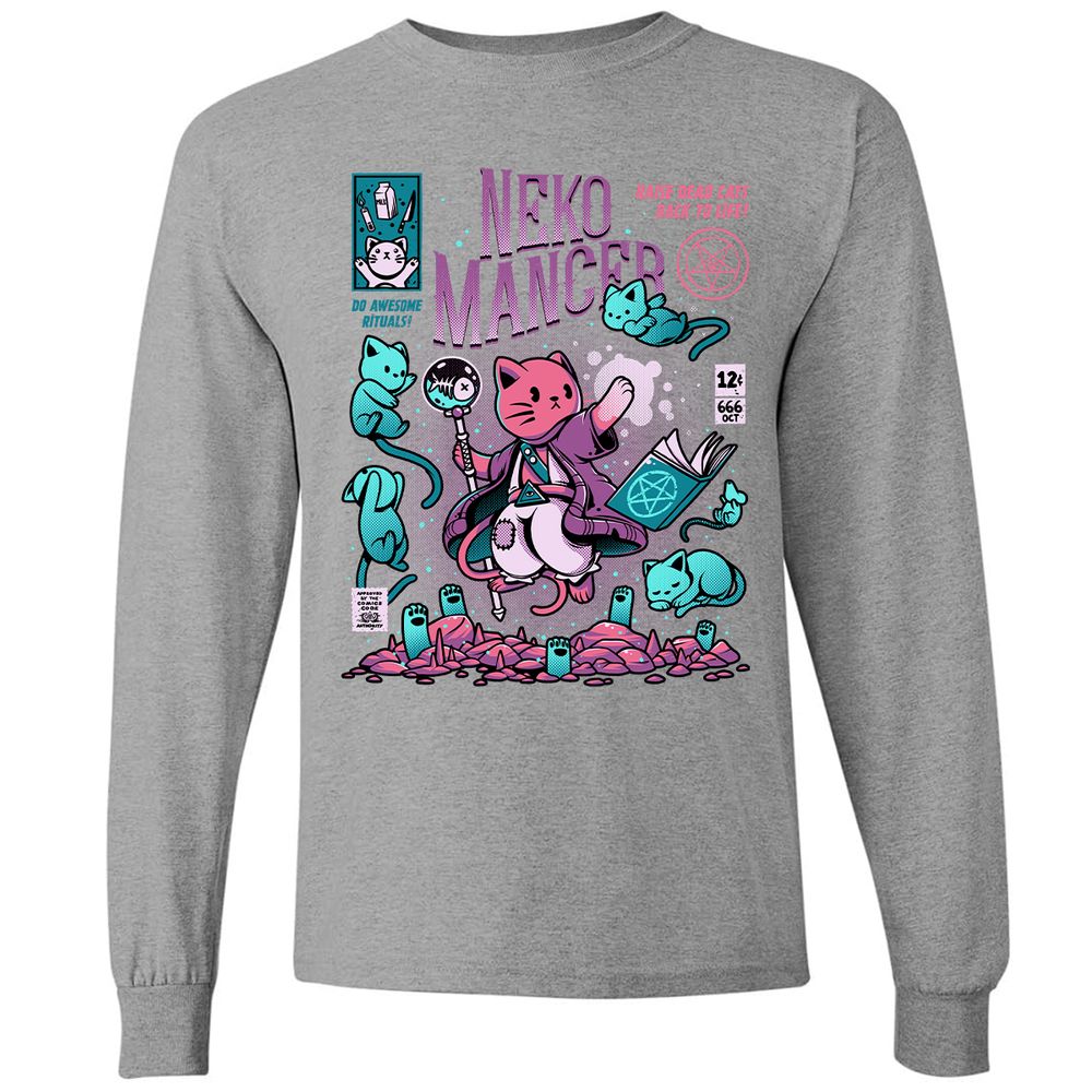 Long Sleeve T-Shirt - 3DZR2M9G - Graphite Heather - 6