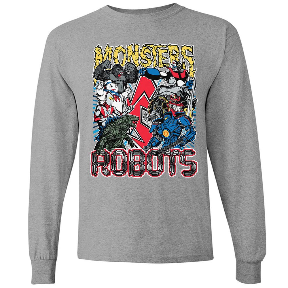 Long Sleeve T-Shirt - W3FAHGM3 - Graphite Heather - 6