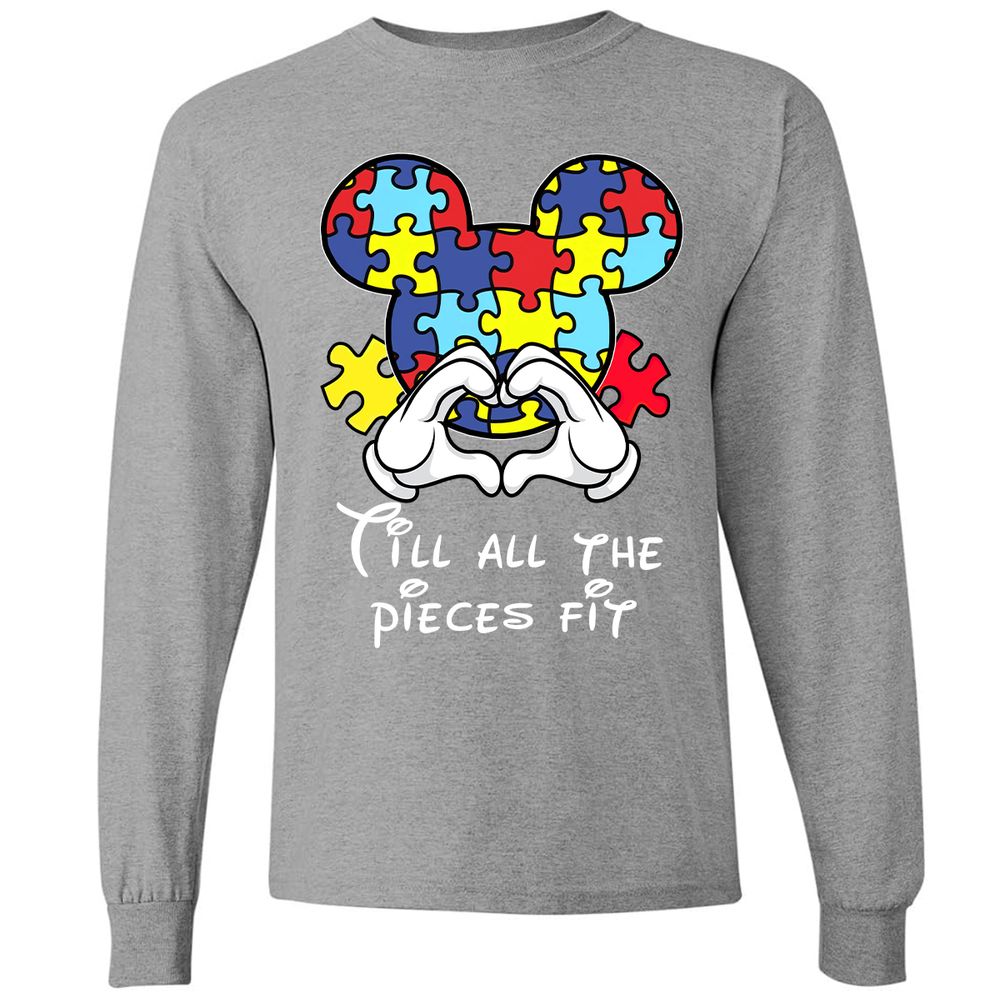 Long Sleeve T-Shirt - 5Y8JC667 - Graphite Heather - 6