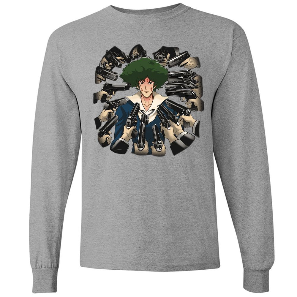 Long Sleeve T-Shirt - HWVU1DAR - Graphite Heather - 6