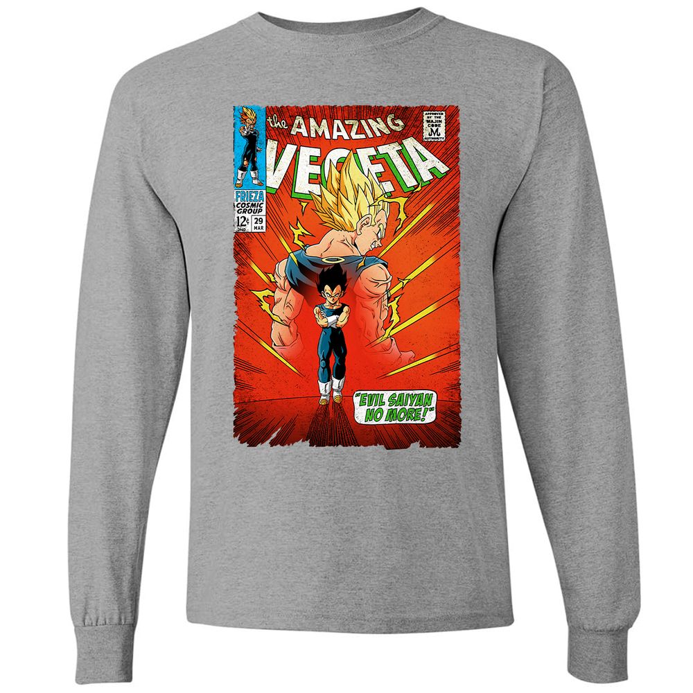 Long Sleeve T-Shirt - BMCQV9Z9 - Graphite Heather - 6