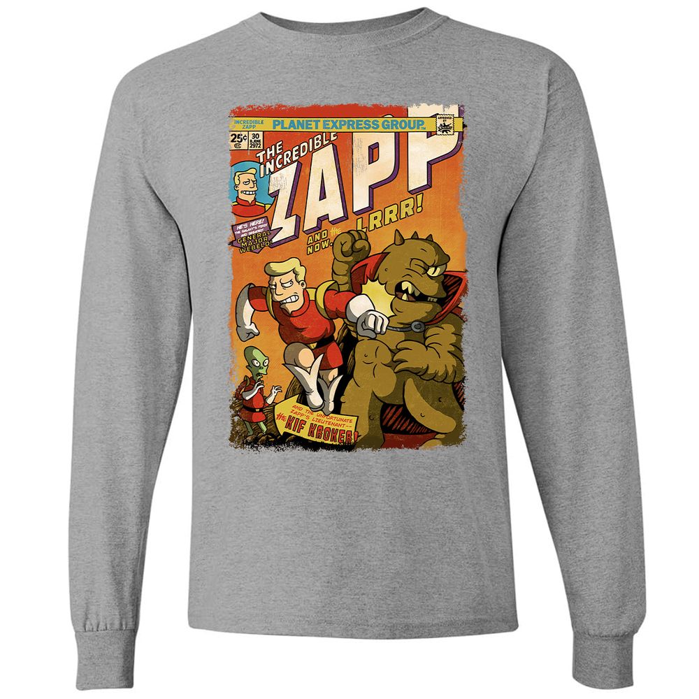 Long Sleeve T-Shirt - YUZULA7R - Graphite Heather - 6