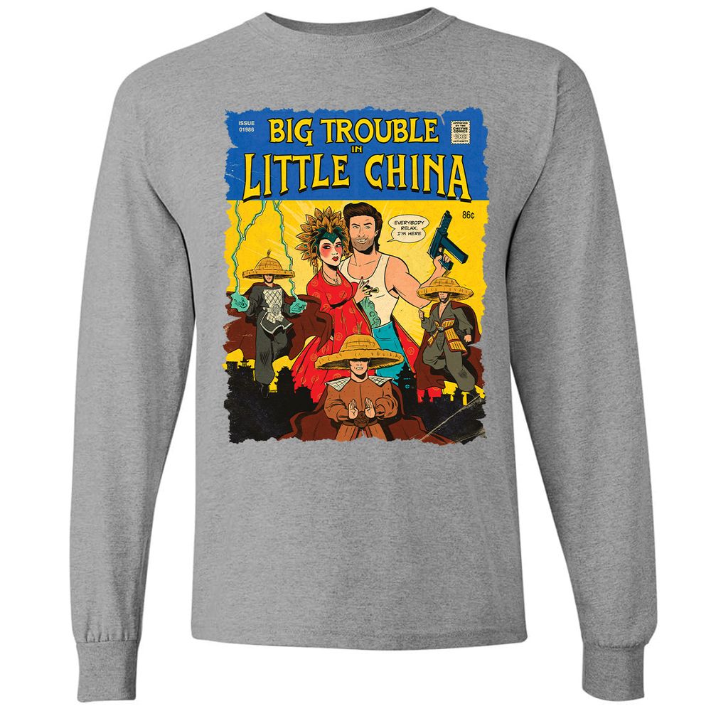 Long Sleeve T-Shirt - Z36FREN9 - Graphite Heather - 6