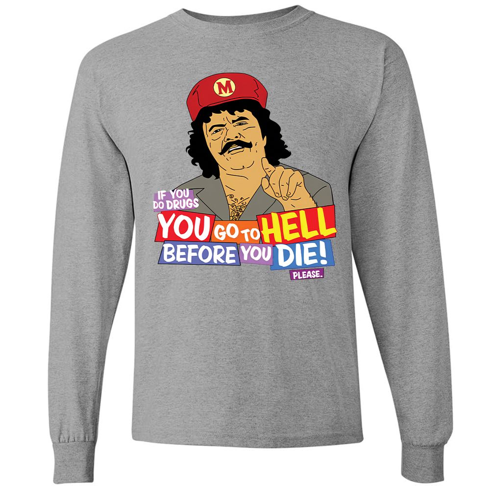 If you do drugs, you go to high - Graphite Heather - 6