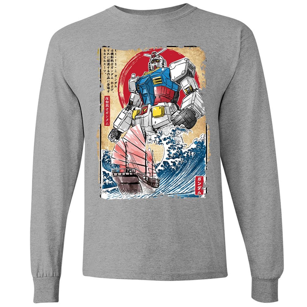 Long Sleeve T-Shirt - 8BKZGNU1 - Graphite Heather - 6