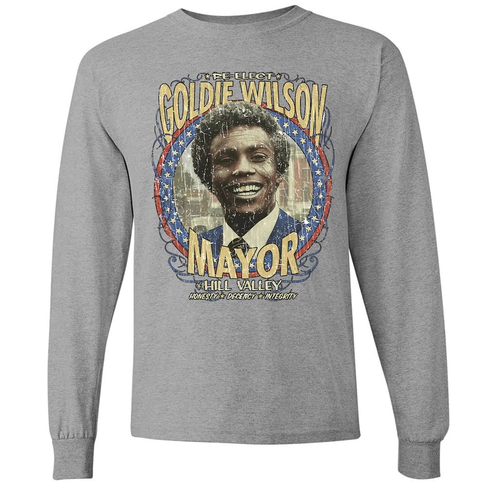 Re-Elect Mayor Goldie Wilson - Graphite Heather - 6