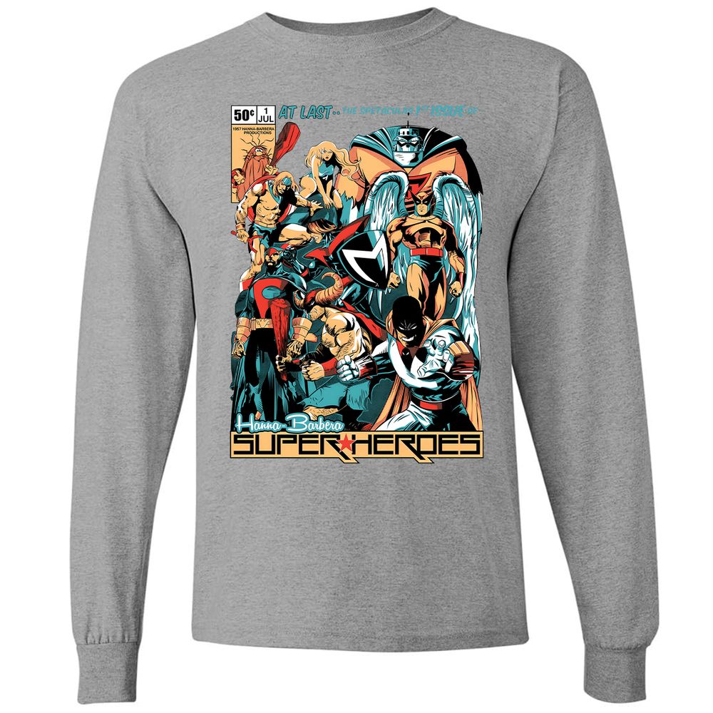 Long Sleeve T-Shirt - N32GBVYN - Graphite Heather - 6