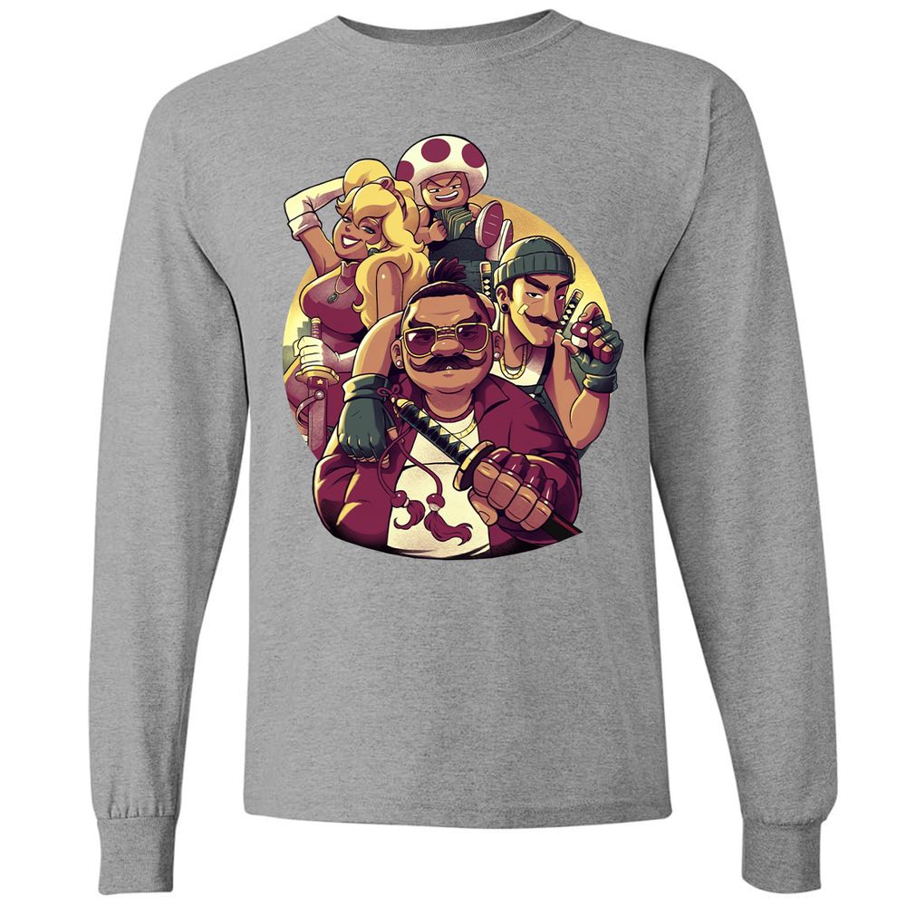 Long Sleeve T-Shirt - 2E2PHC8T - Graphite Heather - 6