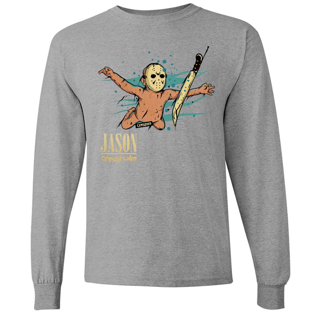 Long Sleeve T-Shirt - CMT4MNK8 - Graphite Heather - 6
