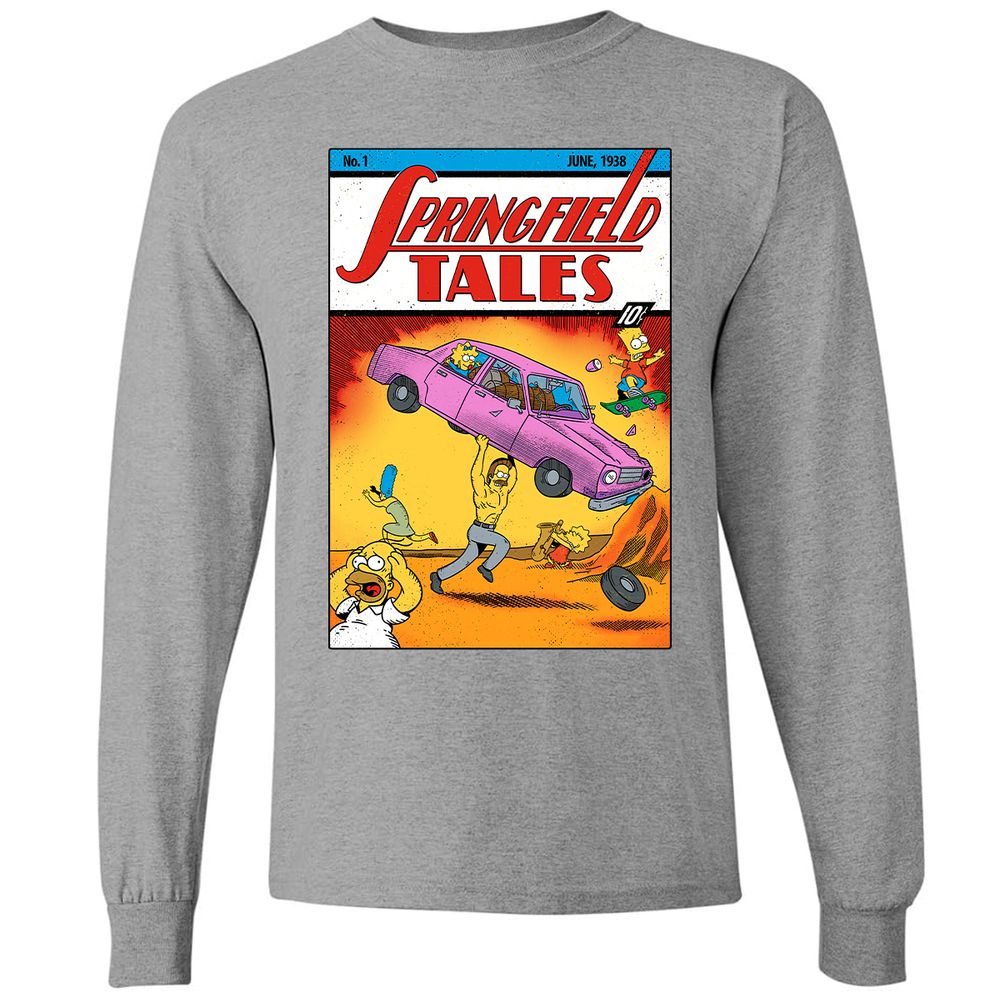 Long Sleeve T-Shirt - 9NH8ACWQ - Graphite Heather - 6