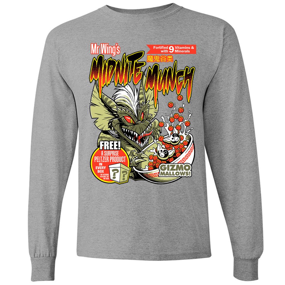 Long Sleeve T-Shirt - XCJNU71G - Graphite Heather - 6