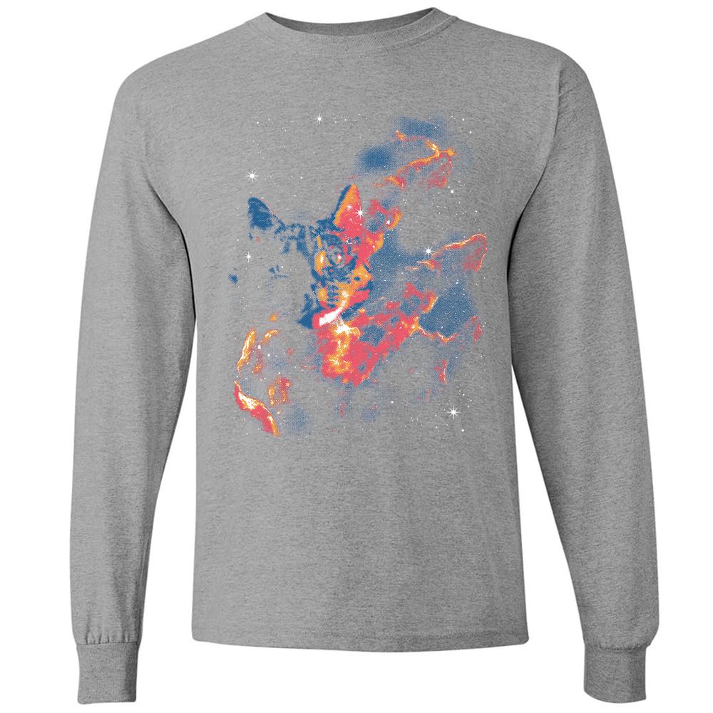 Long Sleeve T-Shirt - M8GZQVBA - Graphite Heather - 6