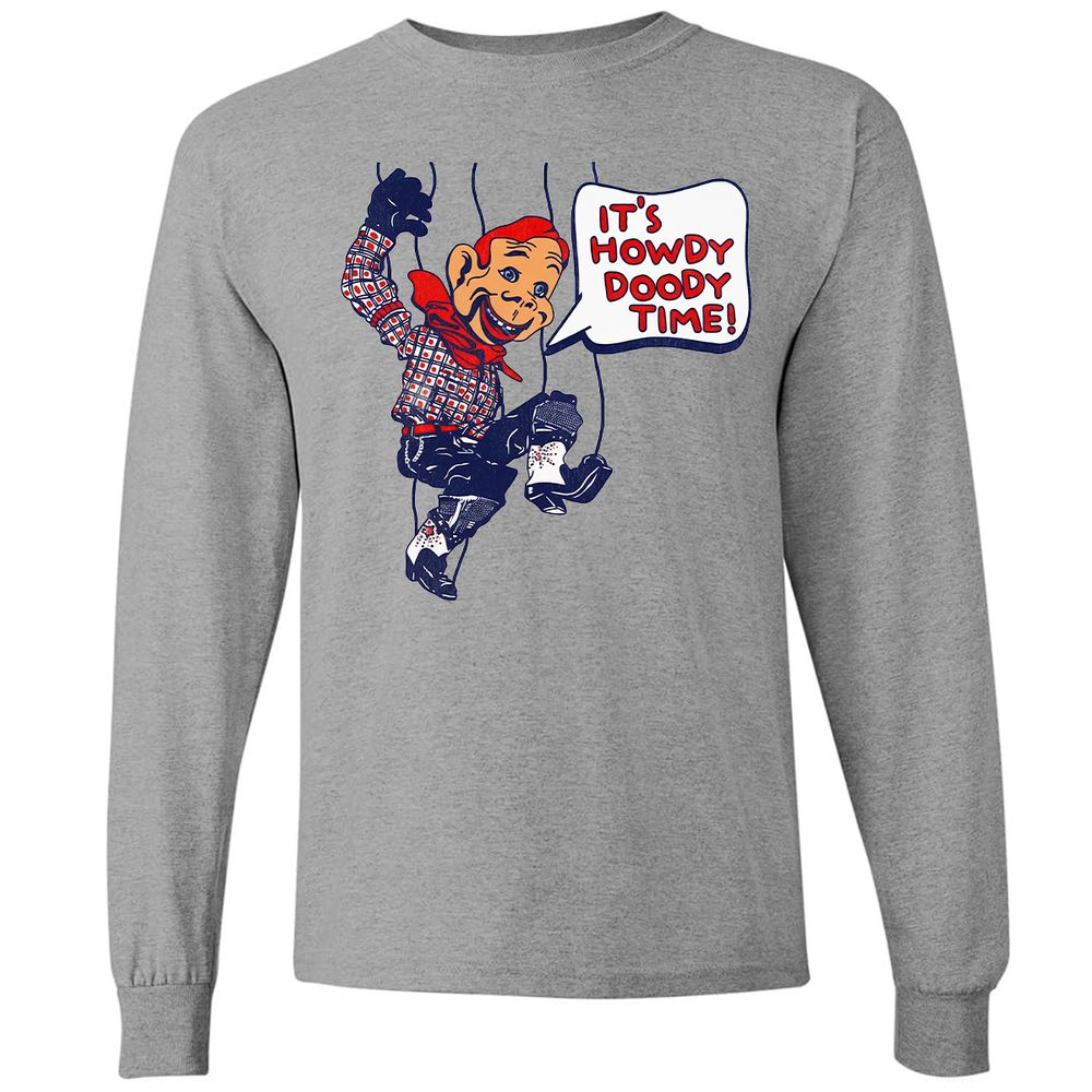 It's Howdy Doody Time! - Graphite Heather - 6