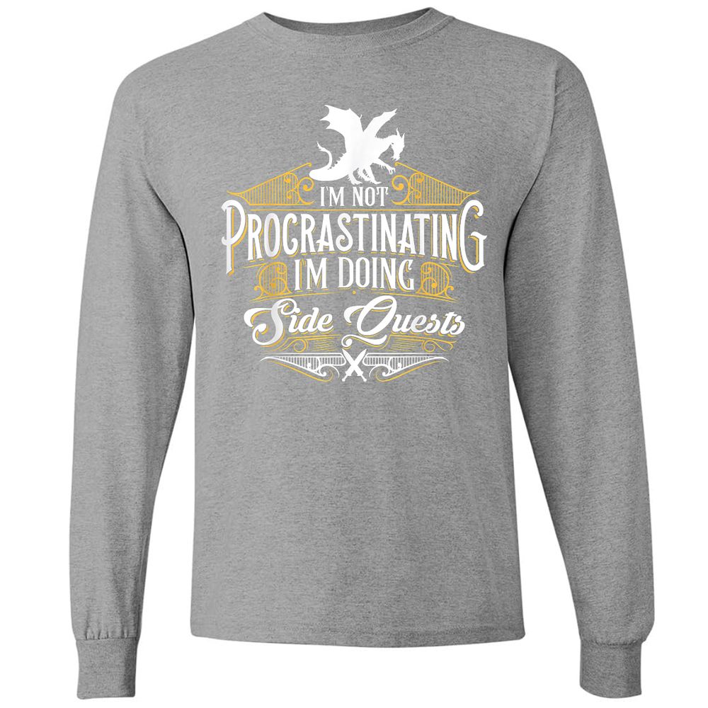 Long Sleeve T-Shirt - 6UXAM8M8 - Graphite Heather - 6