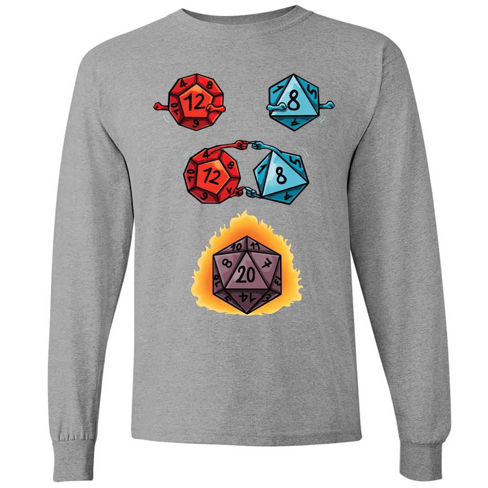 Long Sleeve T-Shirt - YUVQ2WWD - Graphite Heather - 6