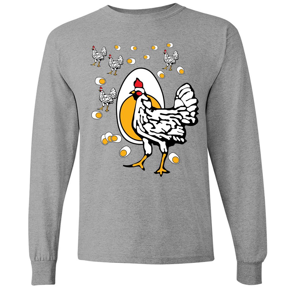 Long Sleeve T-Shirt - CBABV9TH - Graphite Heather - 6