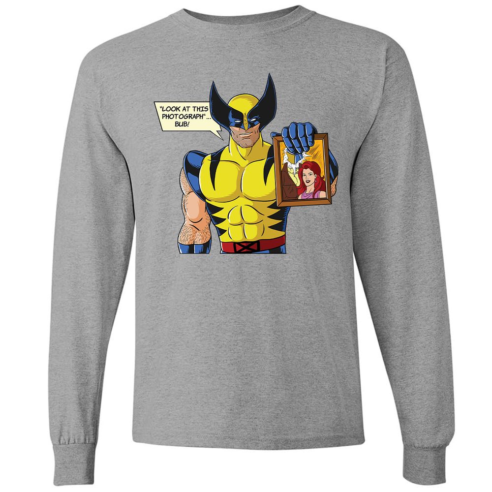 Long Sleeve T-Shirt - A8XF7L93 - Graphite Heather - 6