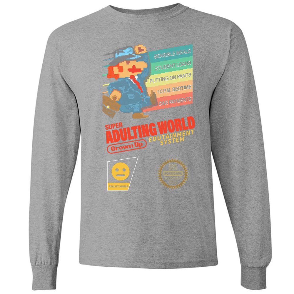 Long Sleeve T-Shirt - V1ZEH5SD - Graphite Heather - 6